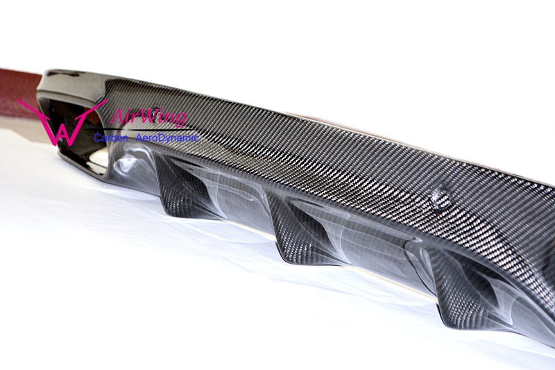 W205 C63 Coupe- C63 style carbon rear diffuser 03